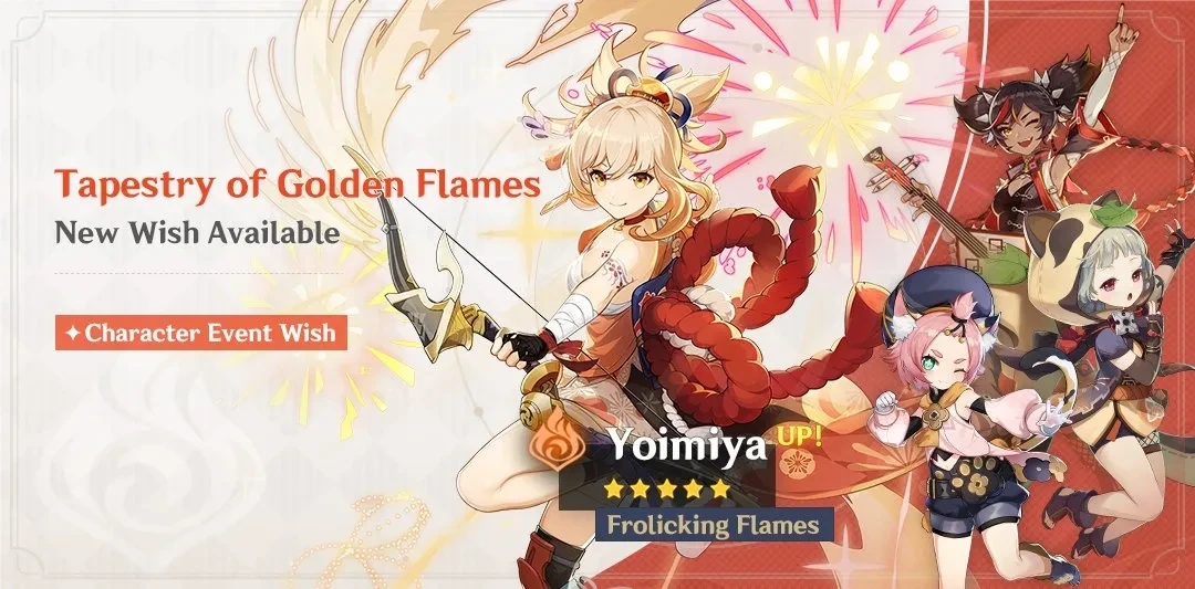 Tapestry of Golden Flames