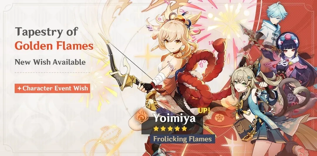Tapestry of Golden Flames